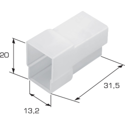 obudowa 3-krotna E2,5 100 szt.
