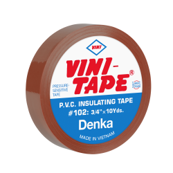 Taśma izolacyjna VINI-TAPE PCV 19mm x 10m #102 brązowa