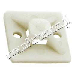 Podstawa samoprzylepna 30 mm/ 30 mm biała