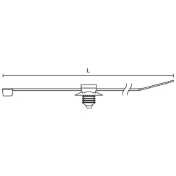 opaski zaciskowe kablowe 200 mm x 4,6 mm z mocowaniem jodełkowym