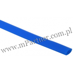 Rura termokurczliwa elastyczna V20-HFT 12/6 niebieska