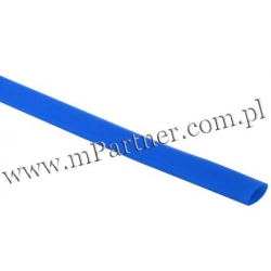 Rura termokurczliwa elastyczna V20-HFT 6/3 10szt niebieska