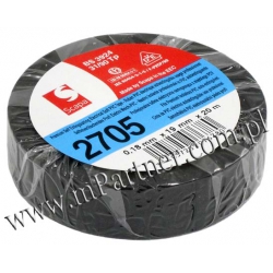 Taśma izolacyjna Scapa PCV 2705 19mm 20m 0,18mm czarna