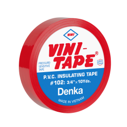 Taśma izolacyjna VINI-TAPE PCV 19mm x 10m #102 czerwona