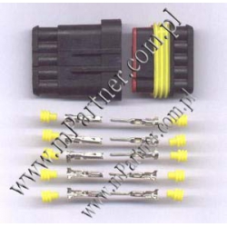 Złącze Hermetyczne 5 PIN Superseal 1,5